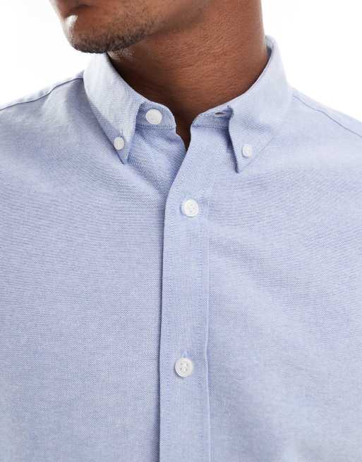 JJ Rebel oxford shirt in blue 