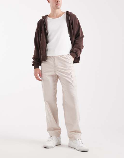 JJ Rebel - Pantalon cargo - Crème, 2 de 5
