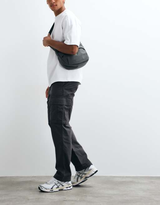 JJ Rebel pantalon cargo droit en gris foncé, 3 de 5