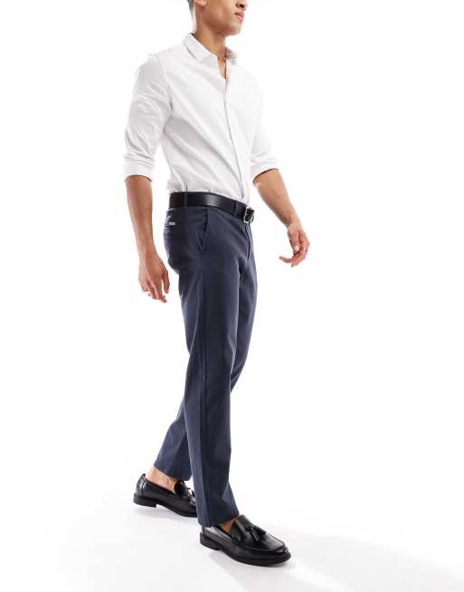 JJ Rebel - Pantalon chino coupe décontractée - Bleu marine, 2 de 5