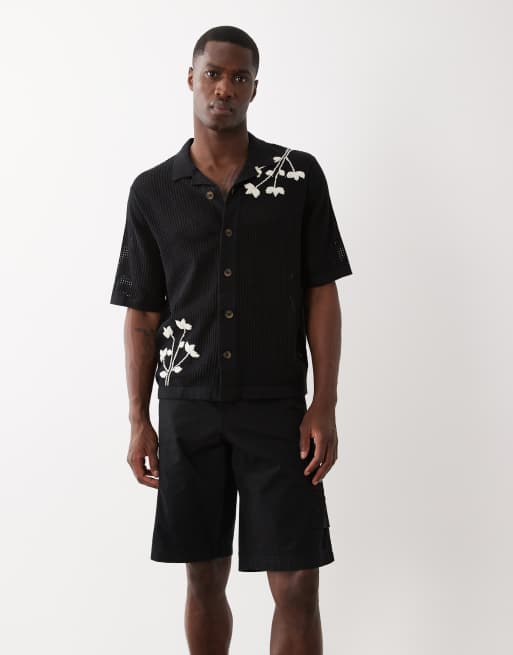 JJ Rebel - Pantaloncini cargo neri, 2 di 5