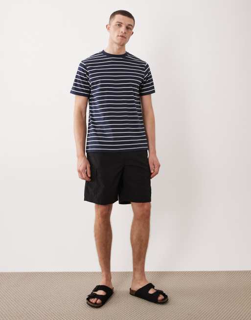 JJ Rebel - Pantaloncini cargo tecnici neri, 2 di 5