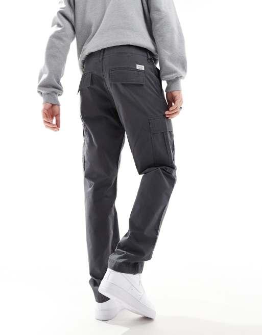 JJ Rebel - Pantaloni cargo ampi grigio scuro , 2 di 5