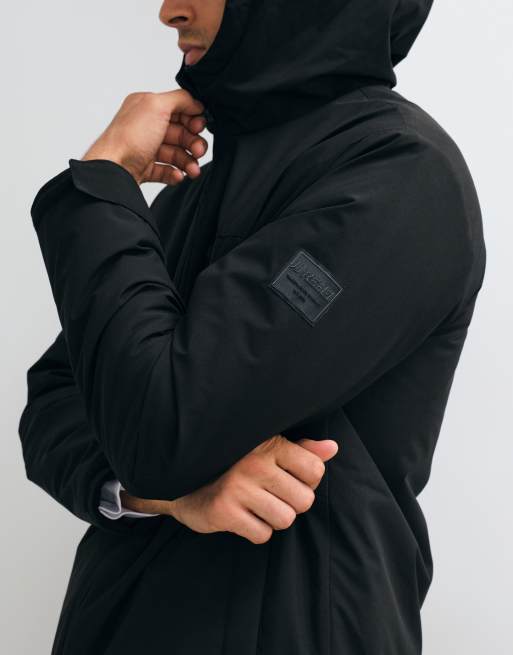JJ Rebel Parka mit Kapuze in Schwarz, 4 von 5