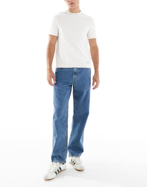 JJ Rebel Phil baggy fit jeans in vintage blue - view 1