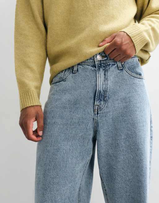 JJ Rebel Phil baggy jeans i ljusblå tvätt, 4 av 5