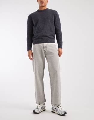 Jj Rebel Phil Loose Jeans In Gray