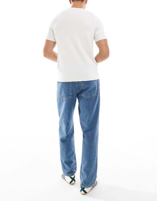 JJ Rebel – Phil – Niebieskie jeansy baggy, 3 z 5