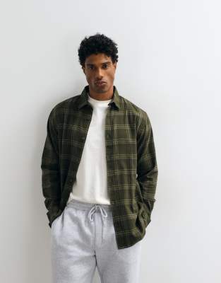 Jj Rebel Plaid Shirt In Green