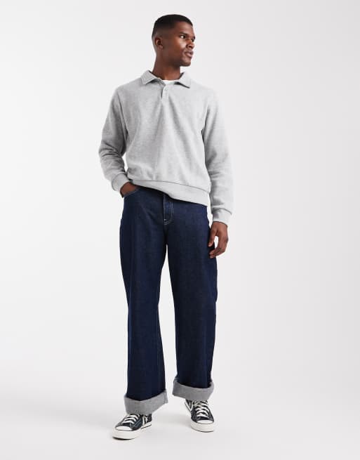 JJ Rebel polo sweatshirt in grey, 2 of 5