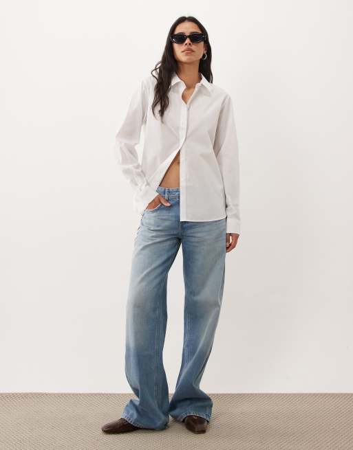 JJ Rebel Poppy Hemd in Hellweiß, Regular Fit, langärmlig, 4 von 4
