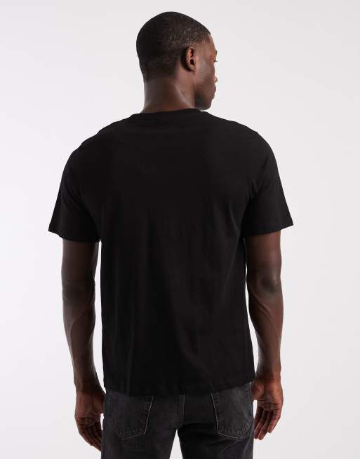 JJ Rebel regular fit basic T-shirt in black, 3 of 5