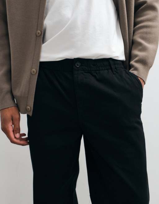 JJ Rebel regular fit pants in black, 4 of 5