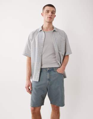 Jj Rebel Relaxed Denim Shorts In Blue