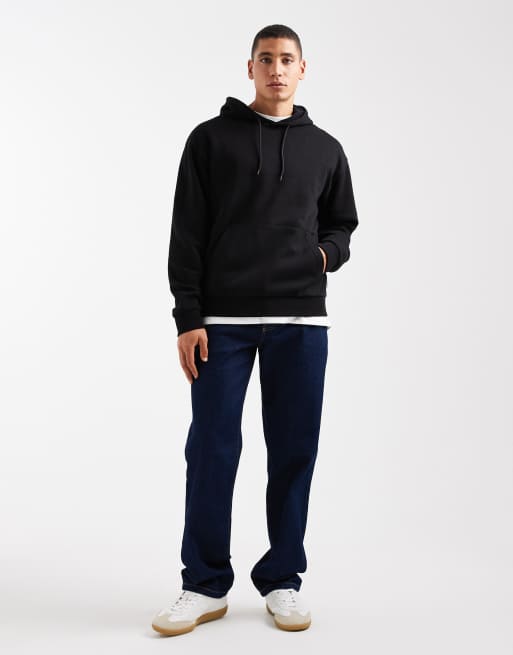 JJ Rebel relaxed fit hoodie in black, 2 of 5
