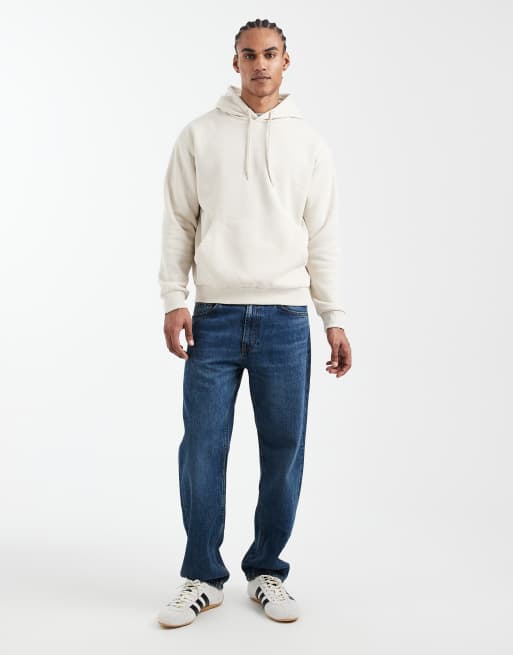 JJ Rebel relaxed fit hoodie in ecru, 2 of 5