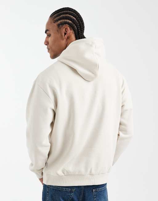 JJ Rebel relaxed fit hoodie in ecru, 3 of 5