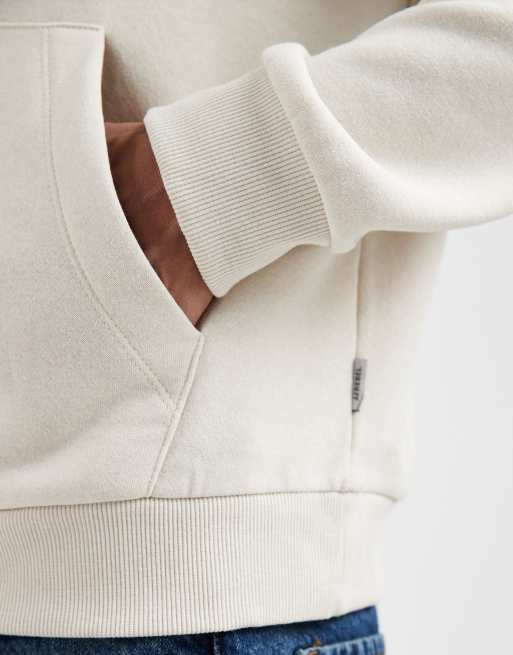 JJ Rebel relaxed fit hoodie in ecru, 5 of 5