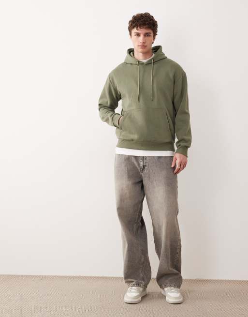 JJ Rebel relaxed fit hoodie in green, 2 of 5