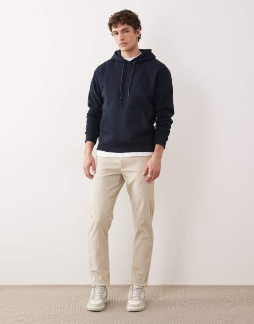 JJ Rebel relaxed fit hoodie in navy, 2 of 5