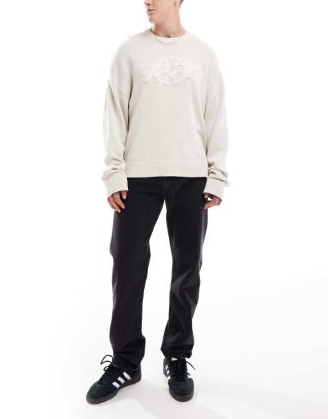 JJ Rebel - Ryan - Rechte jeans in zwart met wassing - view 1
