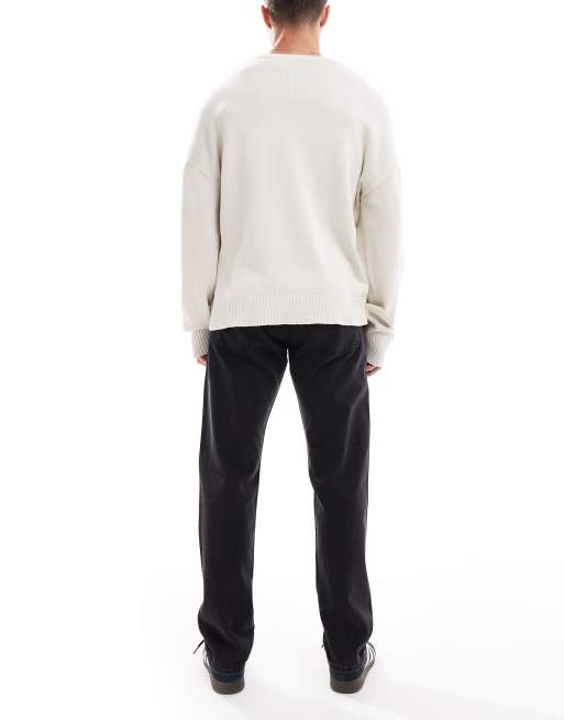 JJ Rebel - Ryan - Ruimvallende jeans in zwart , 2 van 5