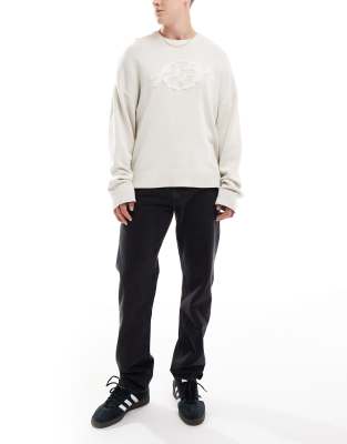 JJ Rebel JJ Rebel Ryan straight jeans in black