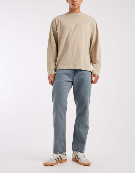 JJ Rebel - Ryan - Vintage-blå afslappede jeans