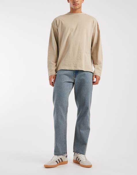 JJ Rebel – Ryan – Vintageblå jeans i relaxed fit - view 1