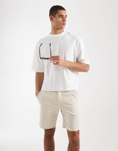 JJ Rebel - Short chino - Crème - view 1