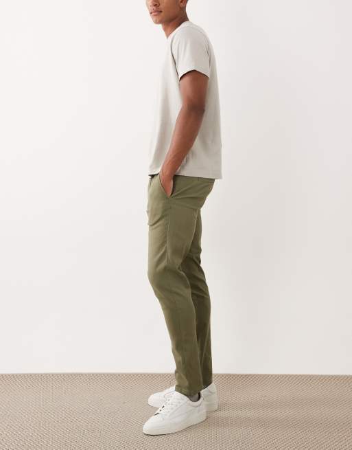 JJ Rebel slim chino in green, 3 of 5