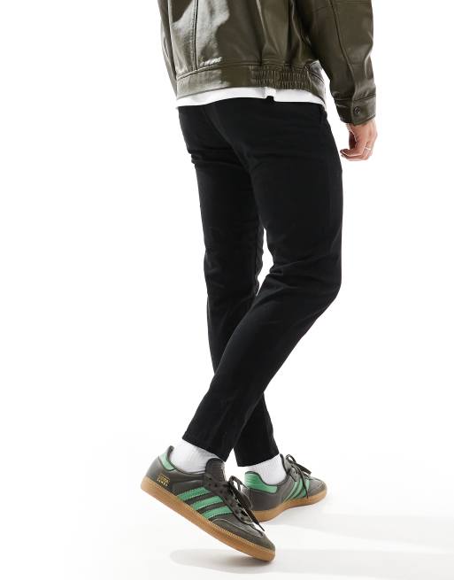 JJ Rebel slim fit chinos in black, 3 of 5