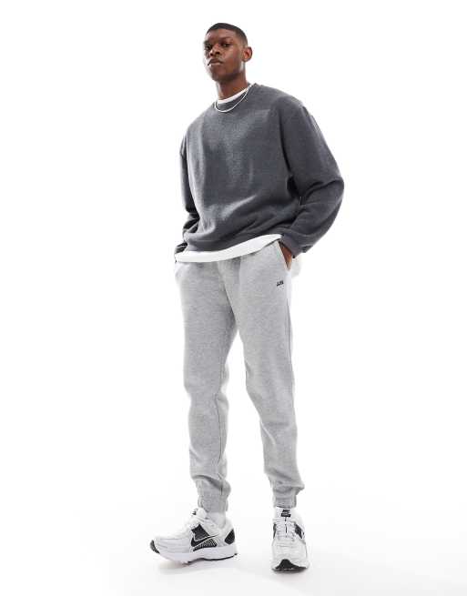 JJ Rebel slim fit joggers in grey, 2 of 5