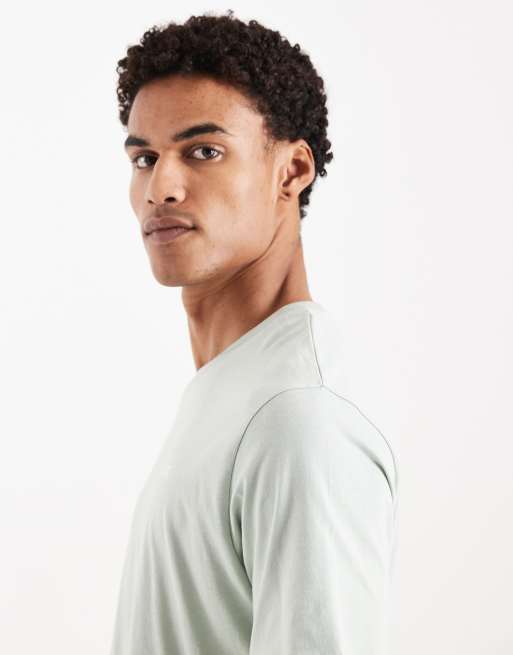 JJ Rebel small logo t-shirt in light green, 4 of 5