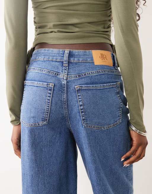 JJ Rebel Sophie jeans i medium blå, wide fit, 5 af 5