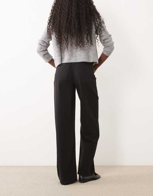 JJ Rebel Sophie jeans met brede pasvorm in zwart, 2 van 5