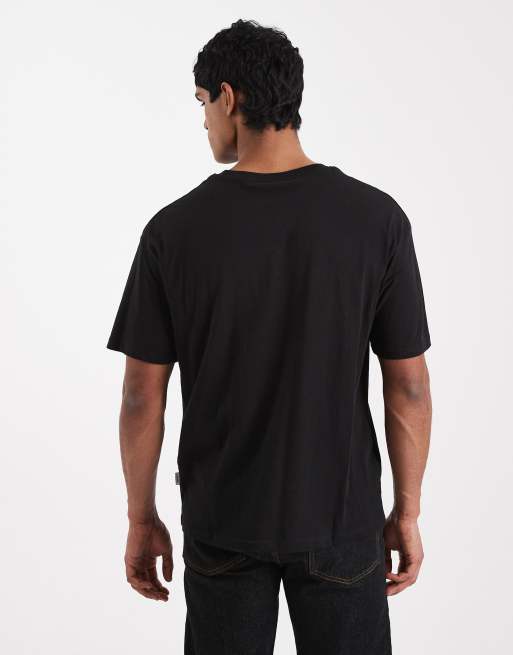 JJ Rebel - Sort oversized T-shirt, 3 af 5