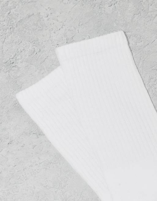 JJ Rebel sports socks 5 pack in white, 3 of 3