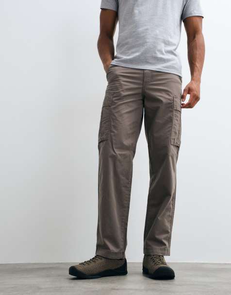 JJ Rebel straight cargo pants in brpwn - view 1
