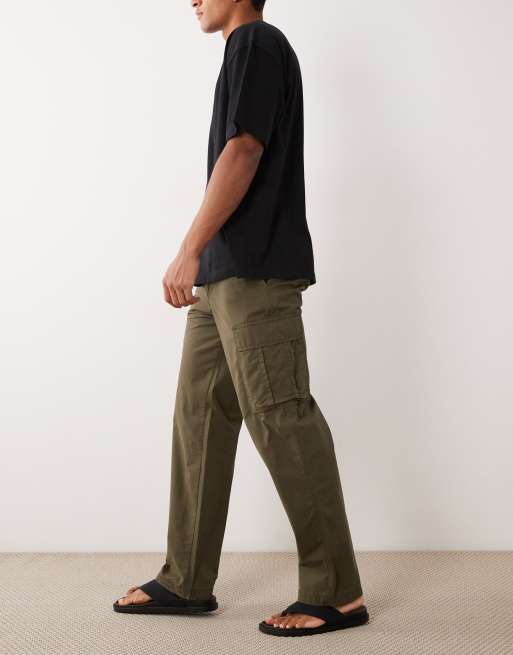 JJ Rebel straight fit cargo in green, 3 of 5