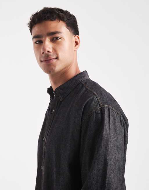 JJ Rebel – Svart jeansskjorta, 4 av 5