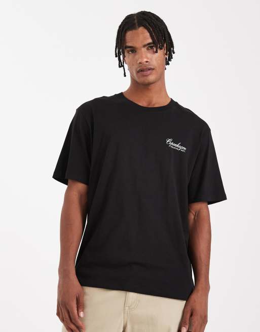 JJ Rebel – Svart t-shirt med tryck baktill, 3 av 5
