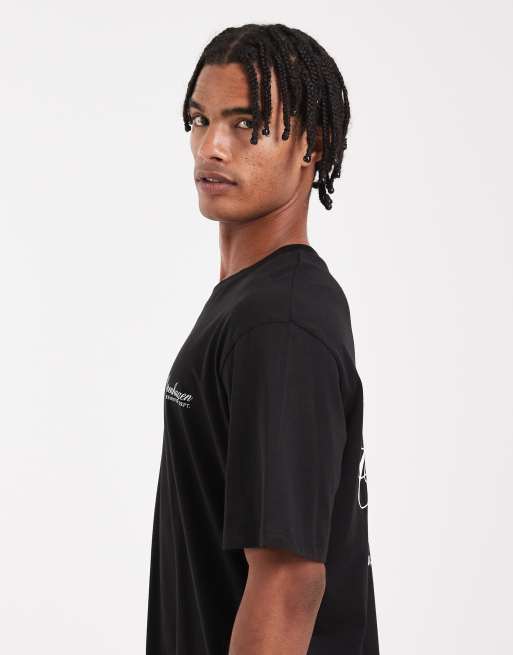 JJ Rebel – Svart t-shirt med tryck baktill, 4 av 5