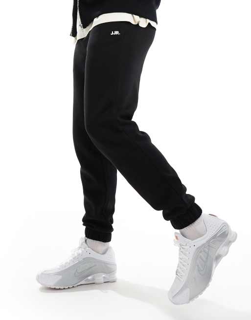 JJ Rebel – Svarta joggingbyxor i sweatshirttyg , 2 av 5