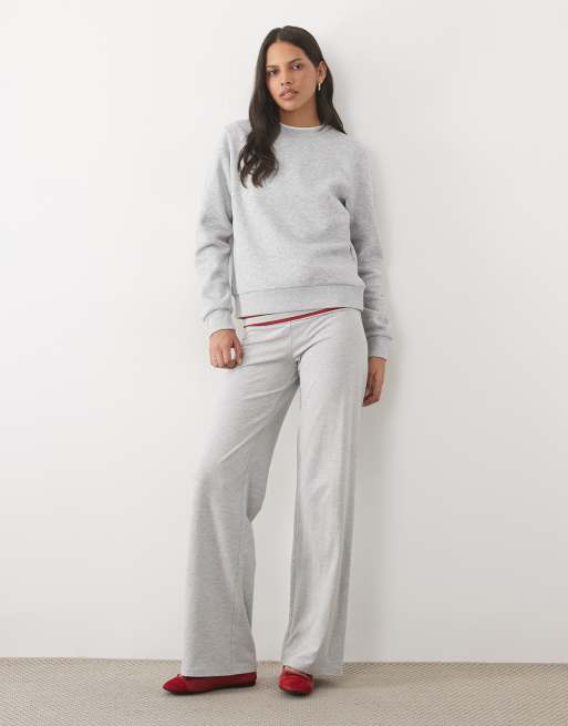 JJ Rebel Sweatshirt-Kombiteil in Hellgrau, 2 von 4