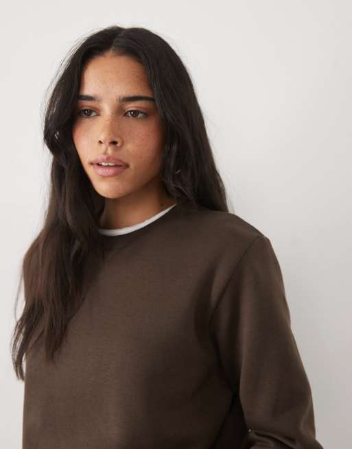 JJ Rebel sweatshirt-set i brun, 2 av 4