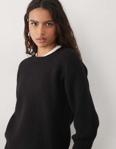 JJ Rebel sweter dzianinowy czarny - view 1