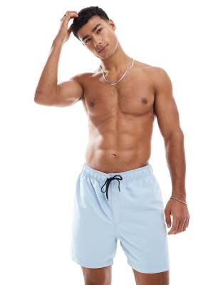 swim shorts in blue