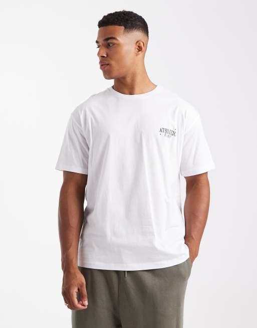JJ Rebel - T-shirt bianca con grafica sul retro, 2 di 5
