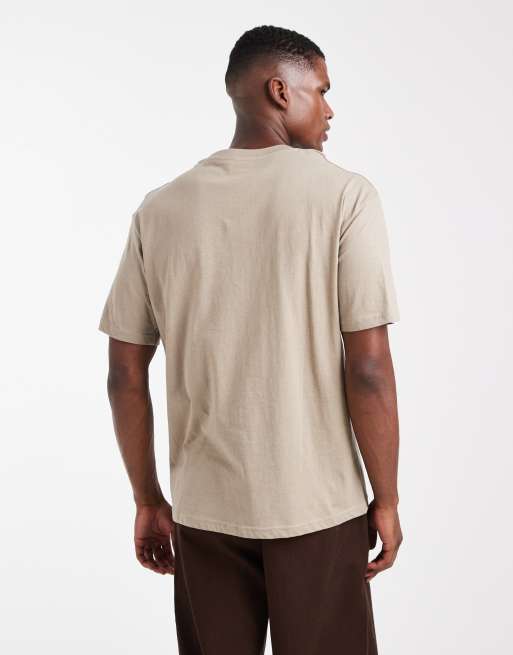 JJ Rebel - T-shirt oversize beige, 3 di 5